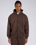 FELPA 500 GSM FULL ZIP CON LOGO METALLICO