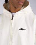 FELPA 500 GSM FULL ZIP CON LOGO METALLICO