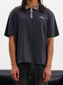 POLO IN JERSEY CON COLLO TARTAN