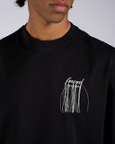 T-SHIRT IN JERSEY CON RICAMO FRWRD WITH LOVE