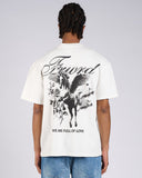 T-SHIRT IN JERSEY CON STAMPA UNICORNO SUL RETRO