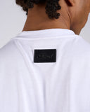 T-SHIRT IN JERSEY CON SALPA PELLE FRWRD SUL RETRO