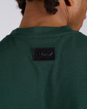 T-SHIRT IN JERSEY CON SALPA PELLE FRWRD SUL RETRO