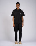 Camicia mezza manica con Zip e  salpa logo lato cuore