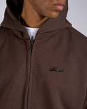 FELPA 500 GSM FULL ZIP CON LOGO METALLICO