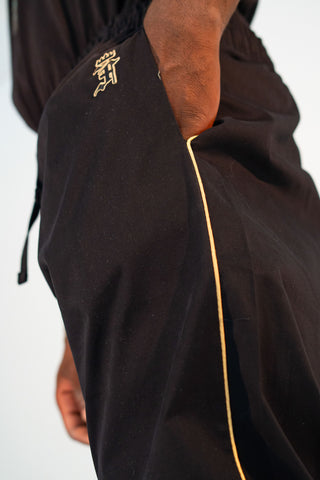 Pantalone con zip - "ROSE GOLD"