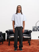 PANTALONE IN JEANS CON BUSTINO IN FELPA