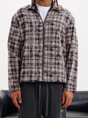 CAMICIA QUADRI CON ZIP