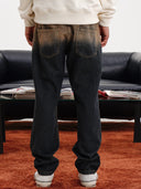 JEANS EFFETTO DEGRADE SABBIA