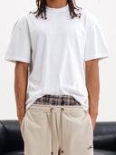 PANTALONE IN FELPA CON BUSTO TARTAN