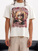 T-SHIRT CON STAMPA DIGITALE E STRASS