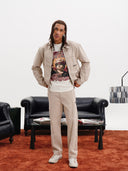T-SHIRT CON STAMPA DIGITALE E STRASS