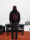 JEANS NERO CON CUCITURE BIANCHE