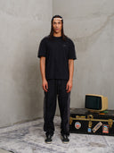 T-SHIRT CON BANDE LATERALI