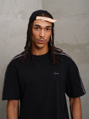 T-SHIRT CON BANDE LATERALI