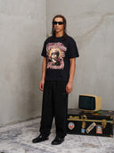 T-SHIRT CON STAMPA DIGITALE E STRASS