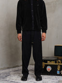 PANTALONE TESSUTO NIDO D'APE E BANDE