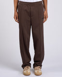 PANTALONE IN FELPA 500 GSM  CON LOGO METALLICO