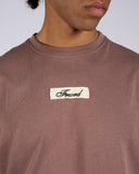 T-SHIRT IN JERSEY CON RICAMO LOGO CENTRO PETTO