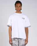 T-SHIRT IN JERSEY CON LOGO E CONTRTASTI