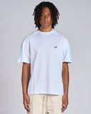 T-SHIRT CON BANDE SMACCHINATE