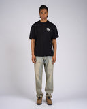 T-SHIRT IN JERSEY CON STAMPA ANGELI LATO CUORE