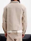 CAMICIA CON ZIP IN TESSUTO MORBIDO SCOTT