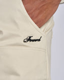 BERMUDA COTONE CON LOGO METTALLICO