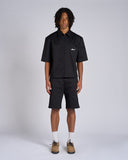 BERMUDA COTONE CON LOGO METTALLICO