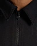 CAMICIA POLIVISCOSA RIGATA CON ZIP