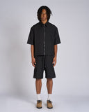 CAMICIA POLIVISCOSA RIGATA CON ZIP