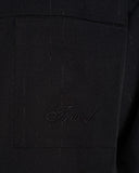 CAMICIA POLIVISCOSA RIGATA CON ZIP