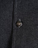 CAMICIA DENIM CON BOTTONI E LOGO METALLICO