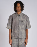 CAMICIA FULL PRINT EFFETTO LINO