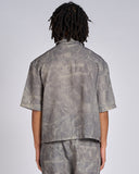 CAMICIA FULL PRINT EFFETTO LINO
