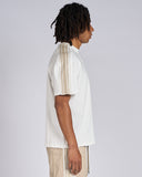 T-SHIRT CON BANDE SMACCHINATE