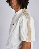 T-SHIRT CON BANDE SMACCHINATE