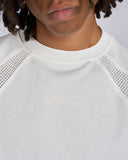 T-SHIRT CON CONTRASTO MICROFORATA